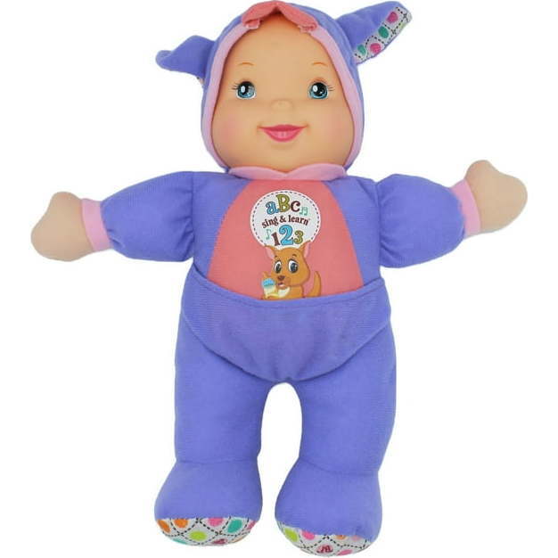 Baby's First 12" Sing & Learn Purple Kangaroo Toy Doll
