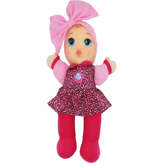 Baby's First Giggles Baby Doll Toy with Coral Top