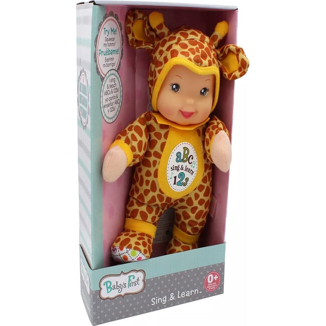 Baby's First Sing & Learn Giraffe Toy Doll - Dolls - 2