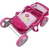 Garden Doll Pram Doll Accessory w/ Storage Basket & Bassinet - Doll Accessories - 2