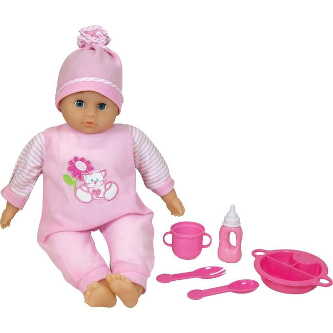 Lissi 16 Inch Soft Baby Doll w/ Feeding Accessories