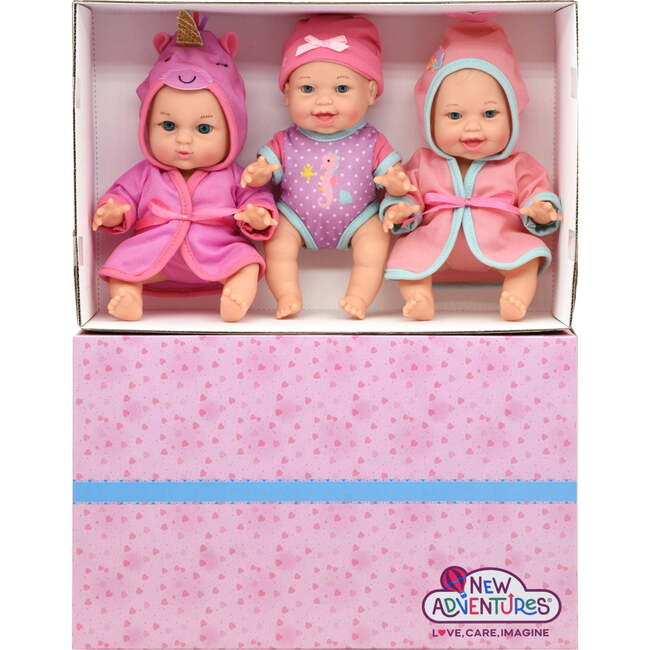 So Much Love Baby Doll Playset w/ 3 Baby Dolls - Dolls - 3