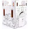 Cardboard Coloring Playhouse Fairy Tale Castle - Playhouses - 1 - thumbnail