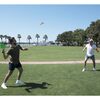 Jazzminton Paddle Ball Game with Carry Bag - Indoor Outdoor Toy w/ 2 Wooden Racquets - 4 Shuttlecocks - 1 Ball - Outdoor Games - 2