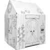 Cardboard Coloring Playhouse Barn - Kids Art & Craft for Indoor & Outdoor - Playhouses - 1 - thumbnail