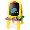 Crayola Deluxe Magnetic Double-Sided Easel - Includes Crayons, Stickers, Magnet Letters & Gears - Easels & Art Tables - 2