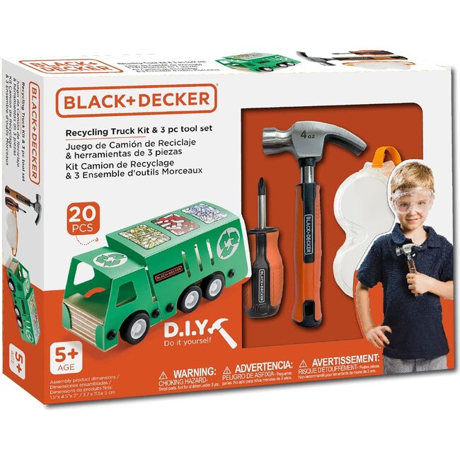 Black and Decker DIY Recycling Bus Kit w/ Tools