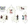 Crazy Forts! 69 Piece Buildable Indoor/Outdoor Play Fort Playset - Play Tents - 3
