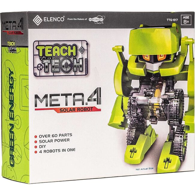 Teach Tech "Meta.4" Transforming Robot STEM Solar Toy