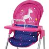 Unicorn Doll Pretend Play Highchair for 21" Dolls - Doll Accessories - 2