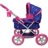 Unicorn Doll Pram Doll Accessory w/ Removable Bassinet & Matching Bag - Doll Accessories - 2