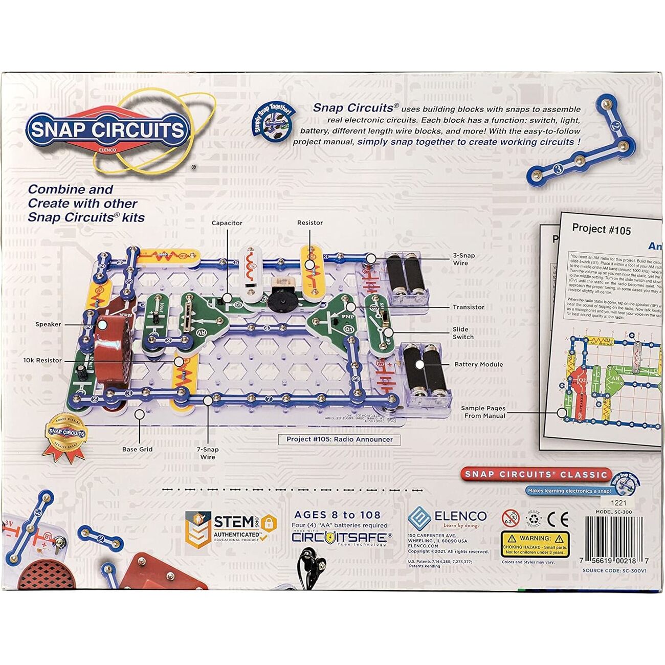 Elenco Snap Circuits<sup>®</sup>: 300
