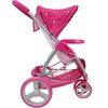 Garden Doll Jogger Stroller Doll Accessory w/ Retractable Canopy - Doll Accessories - 3