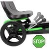 Air Jet Pedal Go Kart Ride On - Green - Outdoor Games - 6