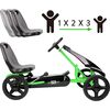 Air Jet Pedal Go Kart Ride On - Green - Outdoor Games - 7