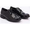 Patent Brogue Dress Shoes, Black - Dress Shoes - 1 - thumbnail