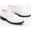 Patent Lace Dress Shoes, White - Dress Shoes - 3