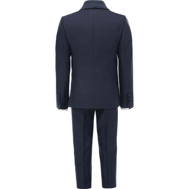 Glitter Trim Suit, Navy - Suits & Separates - 3