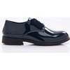 Patent Lace Dress Shoes, Navy - Dress Shoes - 2