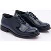 Closed Lace Dress Shoes, Navy - Dress Shoes - 1 - thumbnail