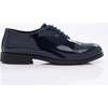 Closed Lace Dress Shoes, Navy - Dress Shoes - 2