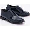 Closed Lace Dress Shoes, Navy - Dress Shoes - 3