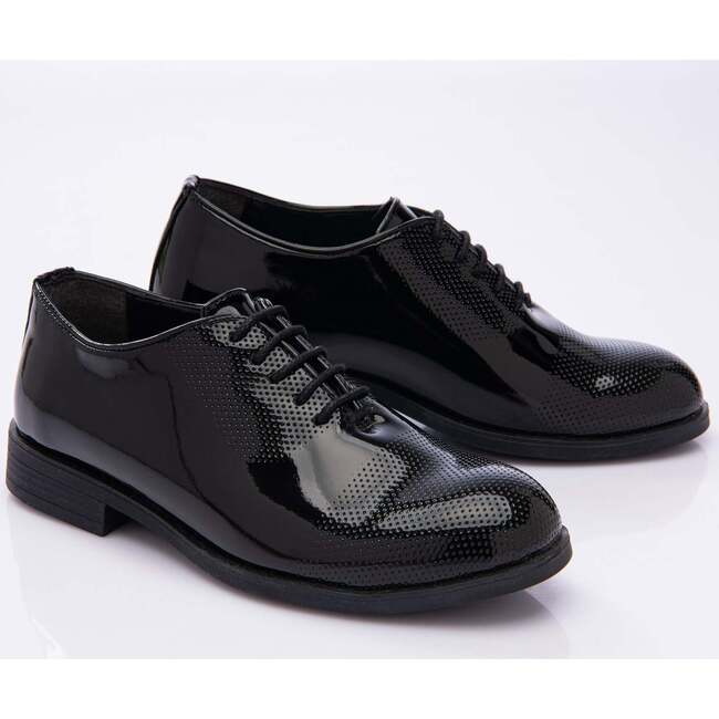 Closed Lace Dress Shoes, Black - Dress Shoes - 3