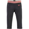 Contrast Waistband Legging, Antra Grey & Pink - Leggings - 1 - thumbnail