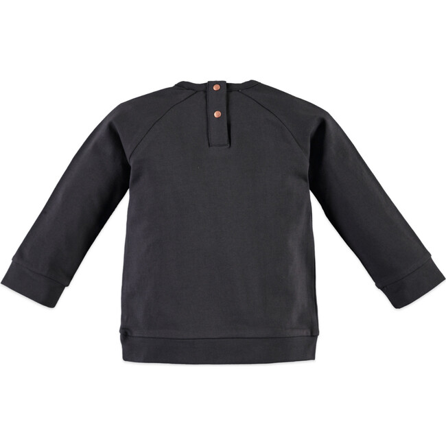 Long Sleeve Tee Shirt, Cat Face, Antra Grey - Tees - 2