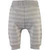 Striped Drawstring Waist Sweatpants, Heather Grey - Sweatpants - 2