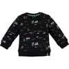 Desert Scene Print Crew Neck Sweatshirt, Blue Night - Sweatshirts - 1 - thumbnail