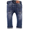 Jogger-Style Denim Pants, Smokey Blue - Jeans - 2