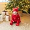 Bear Ear Hat, Red - Hats - 3