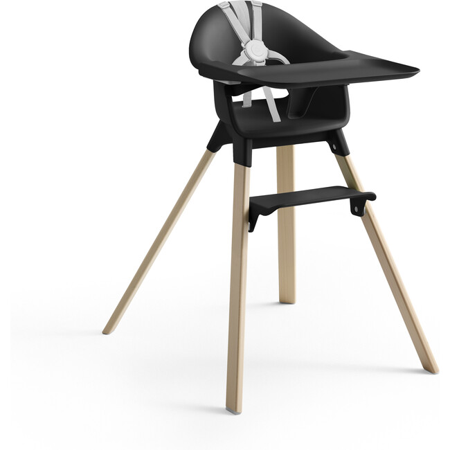 Stokke® Clikk™ High Chair, Black & Natural