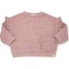 Wide Rib Sweater Knit Millie Slouch with Pocket, Blush Heather - Sweaters - 1 - thumbnail