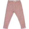 Wide Rib Sweater Knit Legging, Blush Heather - Leggings - 1 - thumbnail