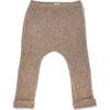 Wide Rib Sweater Knit Patch Pant, Mushroom Heather - Sweatpants - 1 - thumbnail