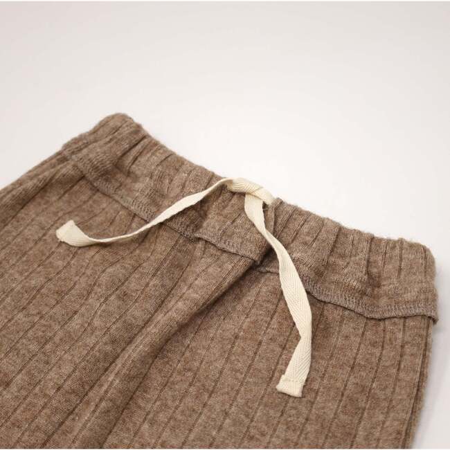 Wide Rib Sweater Knit Brooklyn Jogger, Mushroom Heather - Sweatpants - 3