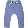 Wide Rib Sweater Knit Brooklyn Jogger, Blue Heather - Sweatpants - 1 - thumbnail