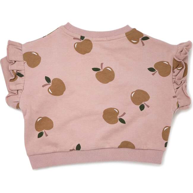 Rust Apples Print Millie Slouch, Blush - Sweatshirts - 2