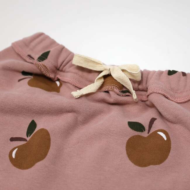 Rust Apples Print Brooklyn Jogger, Blush - Sweatpants - 3