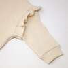 Quilted Bird Applique Millie Slouch, Vanilla - Sweatshirts - 4