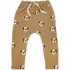 Puppy Faces Print Brooklyn Jogger, Caramel - Sweatpants - 1 - thumbnail