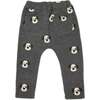 Puppy Faces Print Brooklyn Jogger, Charcoal Pepper - Sweatpants - 2