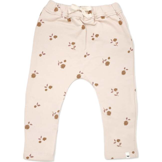Mini Daisies with Leaves Print Brooklyn Jogger, Shell