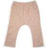 Mini Daisy Double Knit Millie Ruffle Pant, Blush Cream - Pants - 2