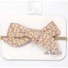 Mini Daisies Double Knit Tie Bow Nylon Headband, Blush Cream - Headbands - 1 - thumbnail
