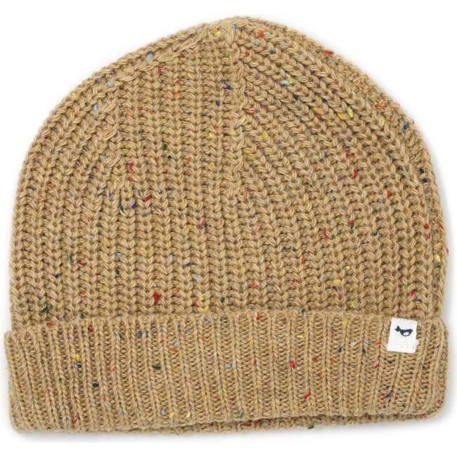 Knitted Watchcap, Caramel Confetti