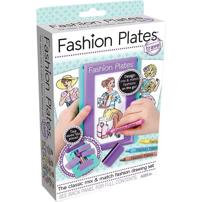 Fashion Plates Travel Drawing Craft Set