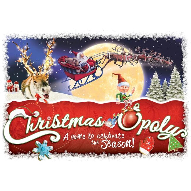 Late for the Sky Christmas-Opoly Board Game